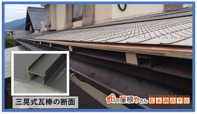 松本市カバー工法　三晃式断面